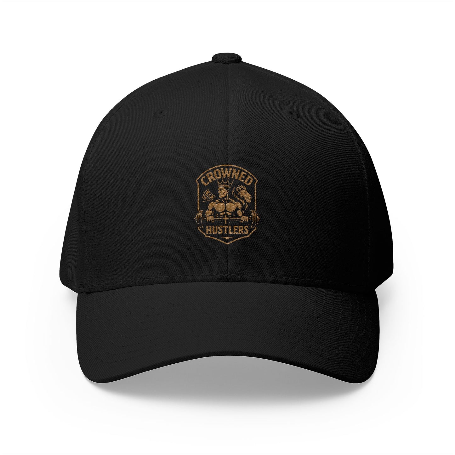 Crowned Hustlers Fitted Hat