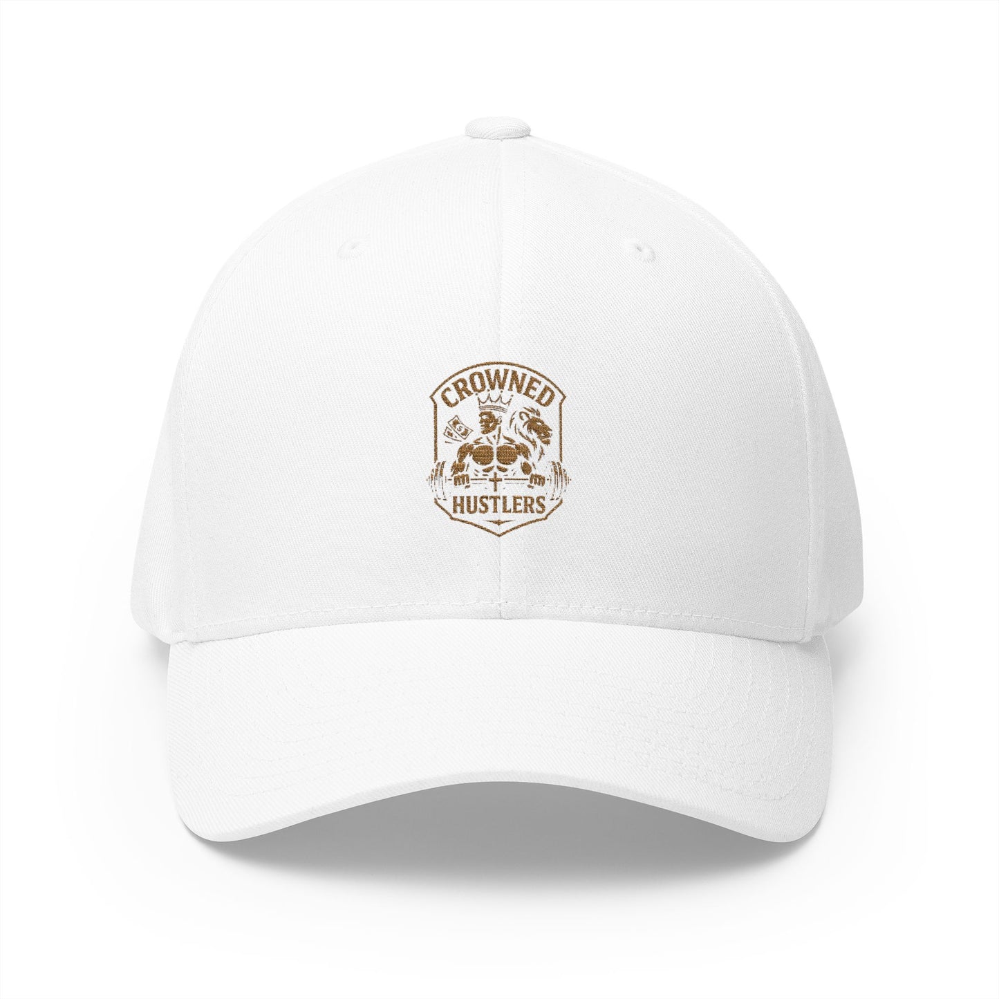 Crowned Hustlers Fitted Hat